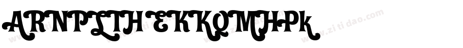 Exotica Regular字体转换